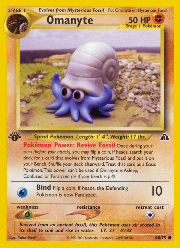 Omanyte — Neo Discovery #60