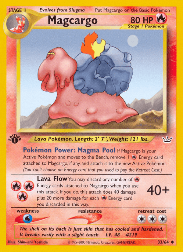 Magcargo — Neo Revelation #33