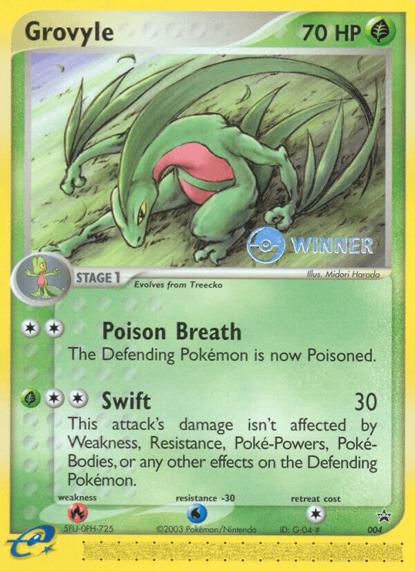Grovyle — Nintendo Black Star Promos #4