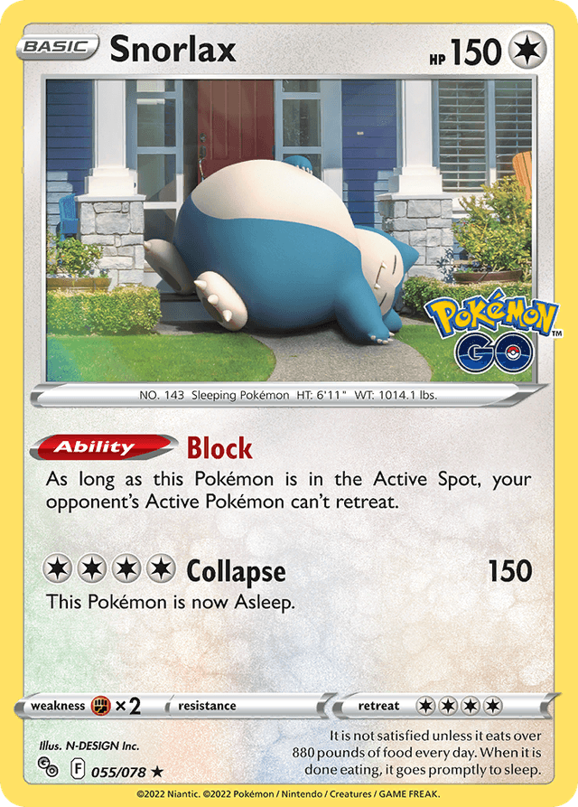 Snorlax — Pokémon GO #55