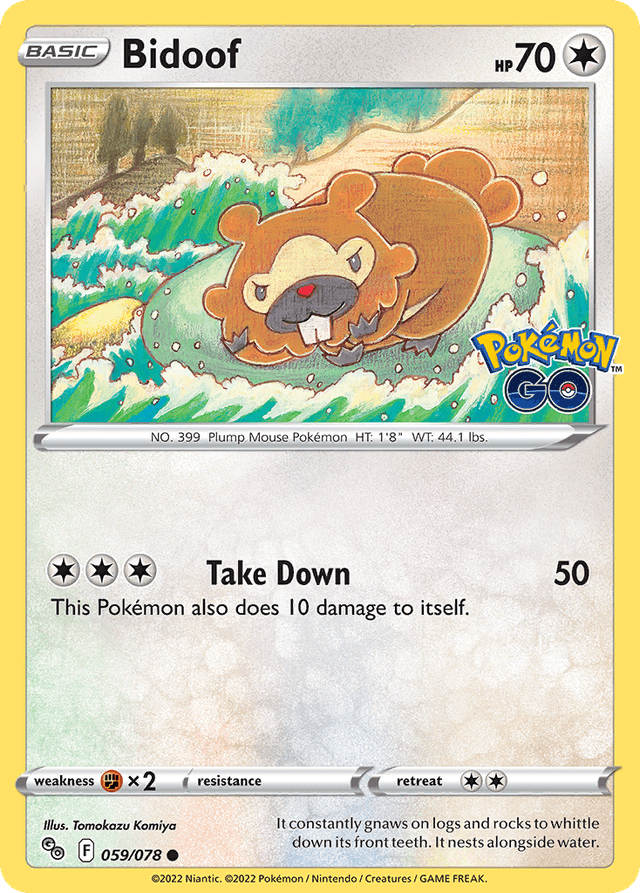 Bidoof — Pokémon GO #59