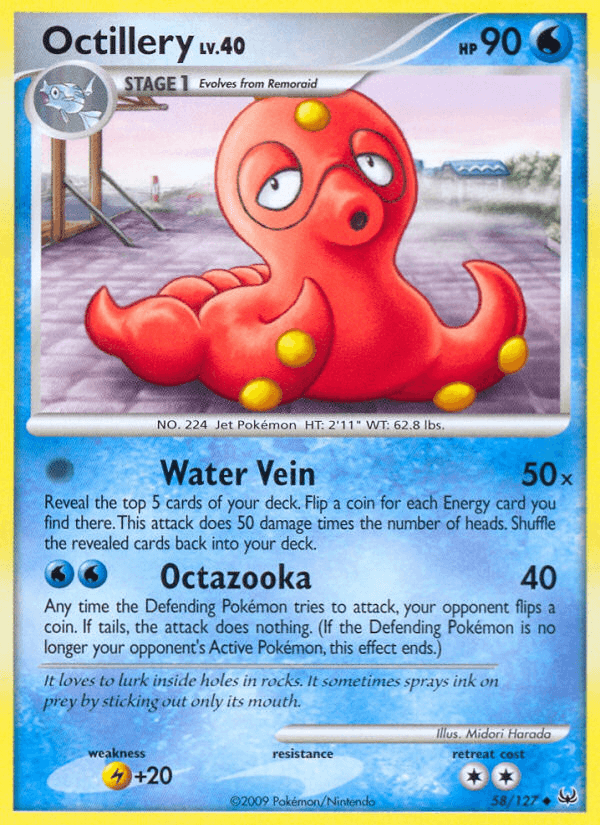 Octillery — Platinum #58