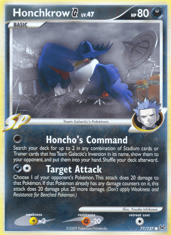 Honchkrow G — Platinum #77