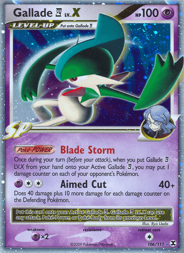 Gallade E4 LV.X — Rising Rivals #106