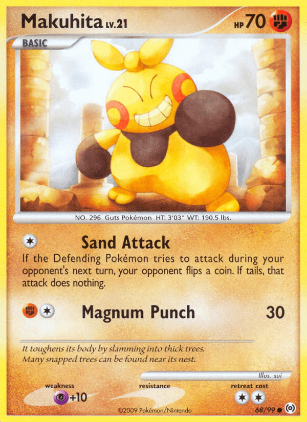 Makuhita — Arceus #68