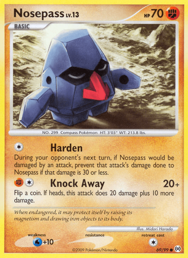 Nosepass — Arceus #69