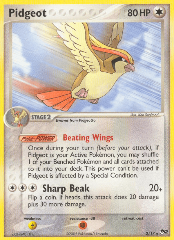 Pidgeot — POP Series 2 #2
