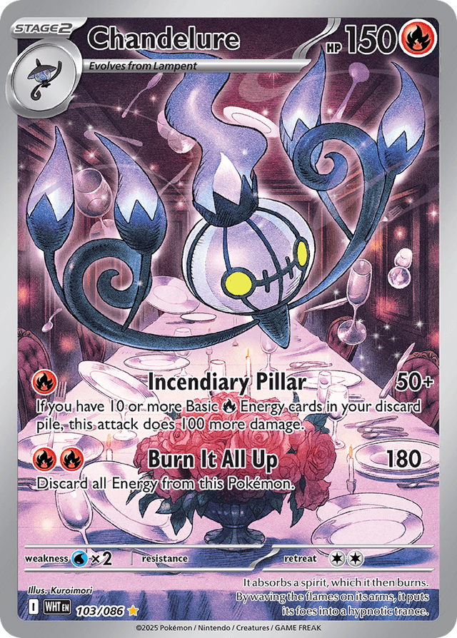 Chandelure — White Flare #103