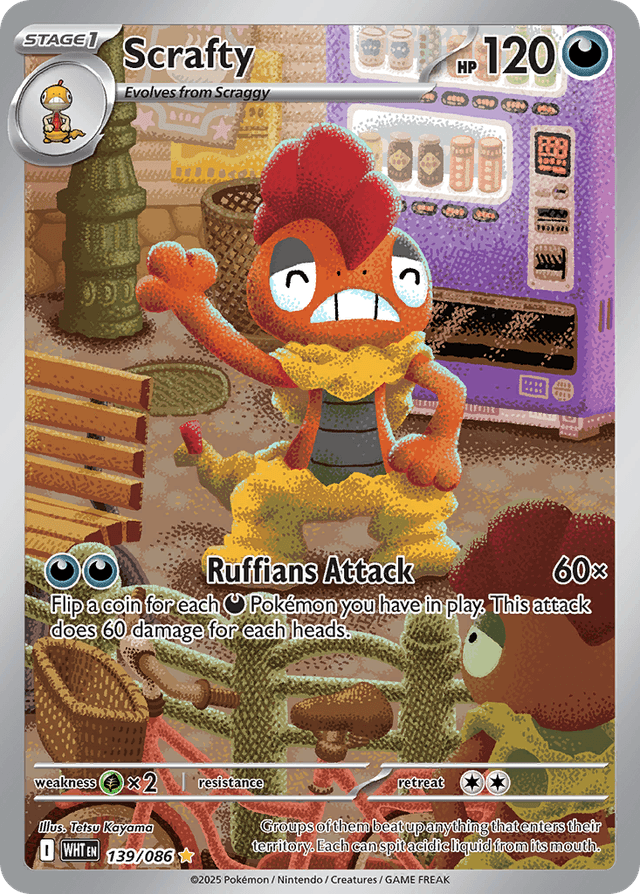Scrafty — White Flare #139
