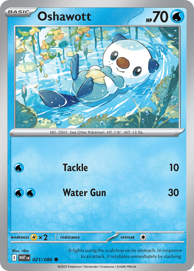 Oshawott — White Flare #21