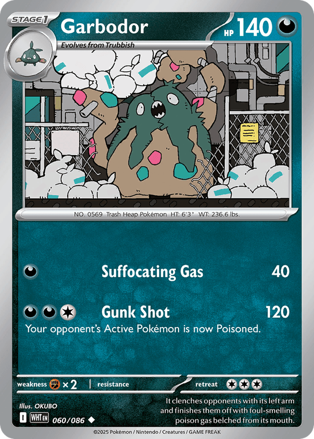 Garbodor — White Flare #60