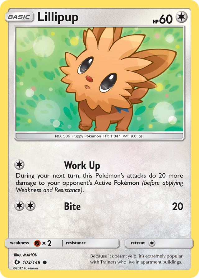 Lillipup — Sun & Moon #103