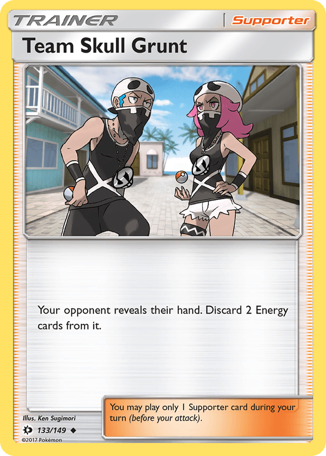 Team Skull Grunt — Sun & Moon #133