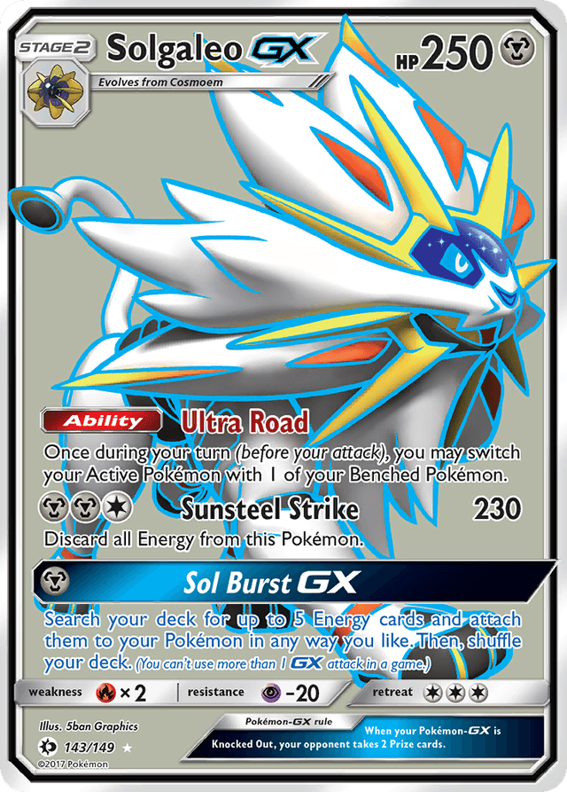 Solgaleo-GX — Sun & Moon #143