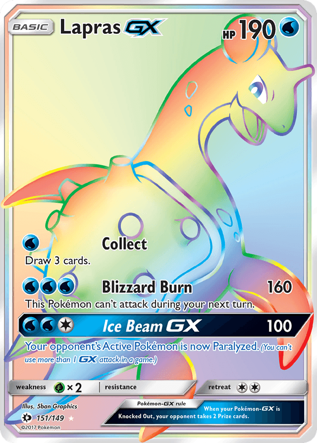 Lapras-GX — Sun & Moon #151