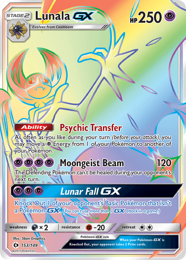 Lunala-GX — Sun & Moon #153