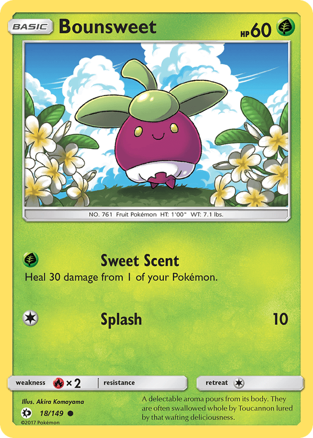 Bounsweet — Sun & Moon #18
