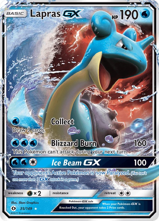 Lapras-GX — Sun & Moon #35