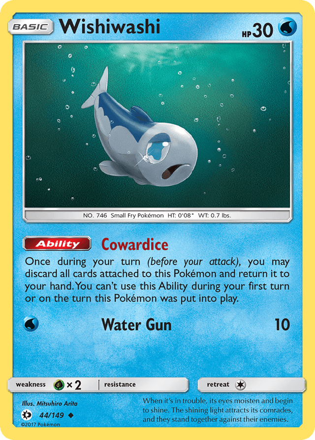 Wishiwashi — Sun & Moon #44