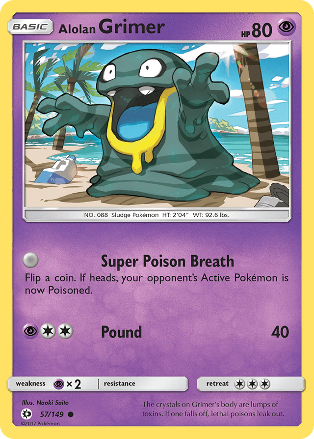 Alolan Grimer — Sun & Moon #57