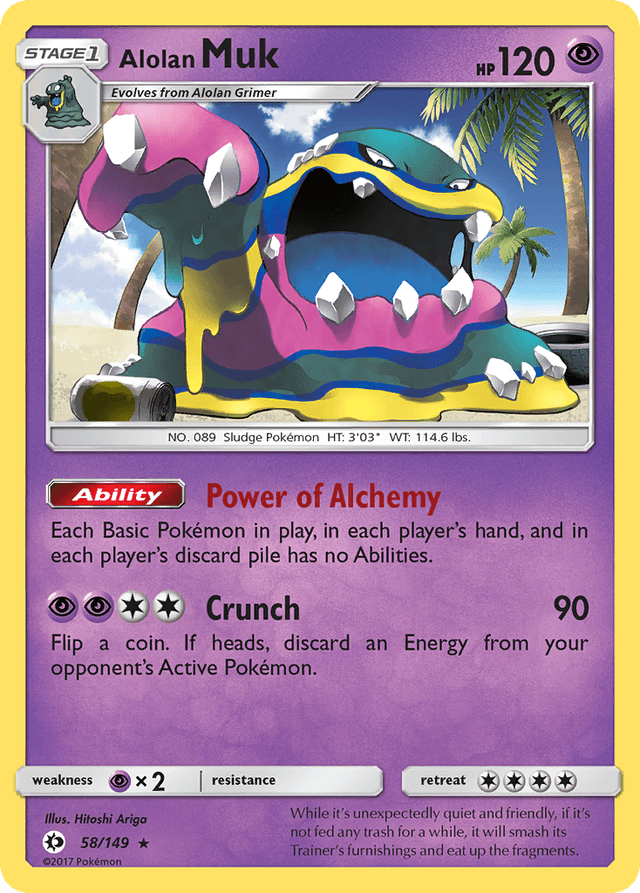 Alolan Muk — Sun & Moon #58