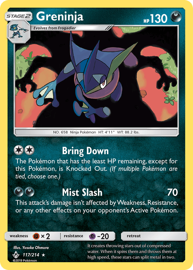 Greninja — Unbroken Bonds #117