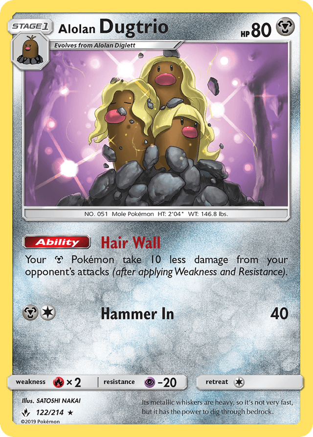 Alolan Dugtrio — Unbroken Bonds #122