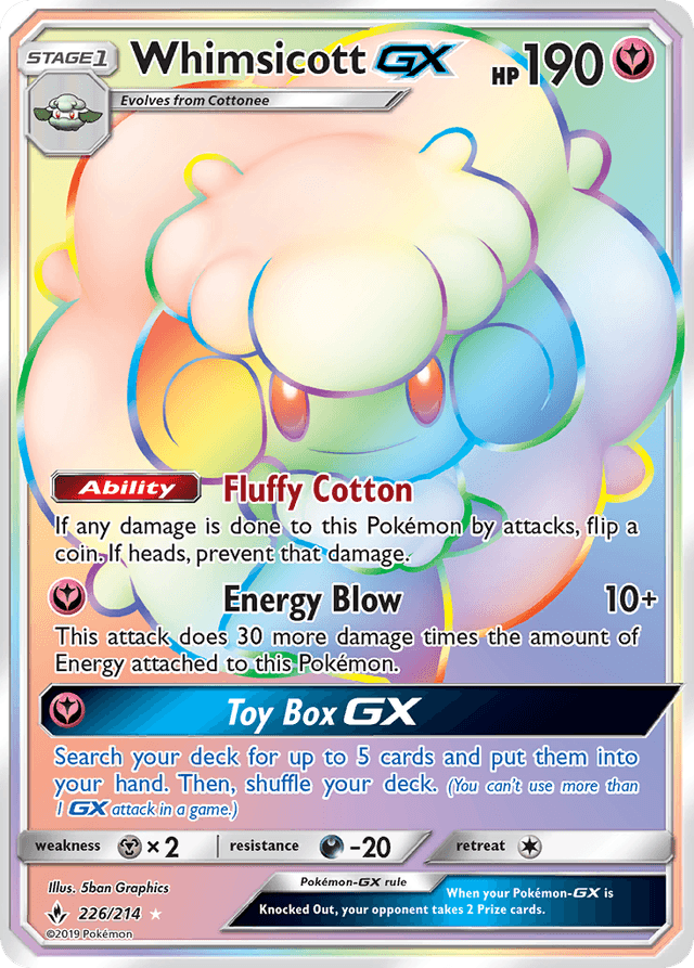Whimsicott-GX — Unbroken Bonds #226