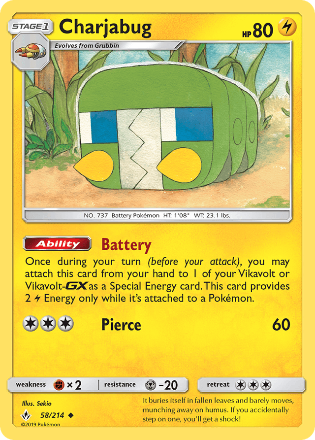 Charjabug — Unbroken Bonds #58