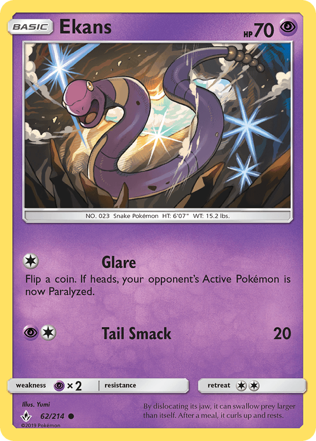 Ekans — Unbroken Bonds #62