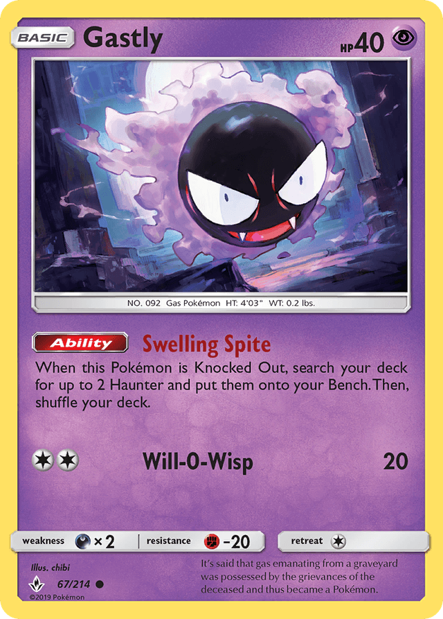 Gastly — Unbroken Bonds #67