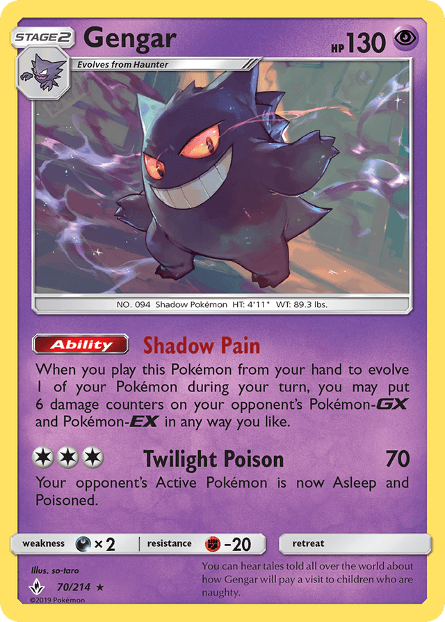 Gengar — Unbroken Bonds #70