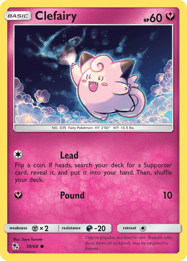 Clefairy — Hidden Fates #38