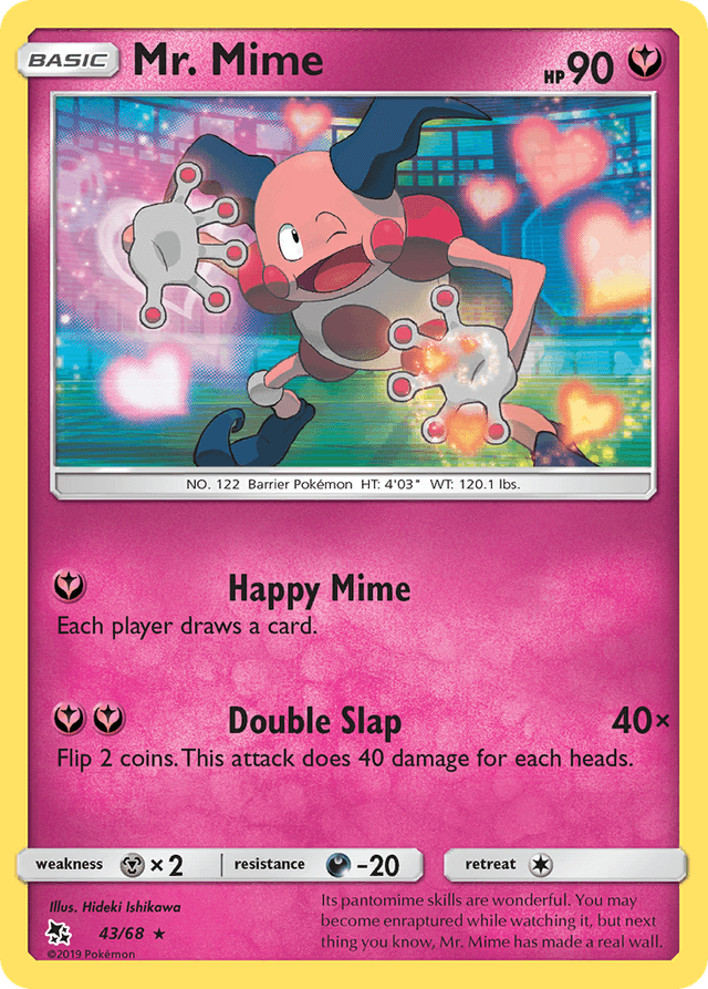 Mr. Mime — Hidden Fates #43