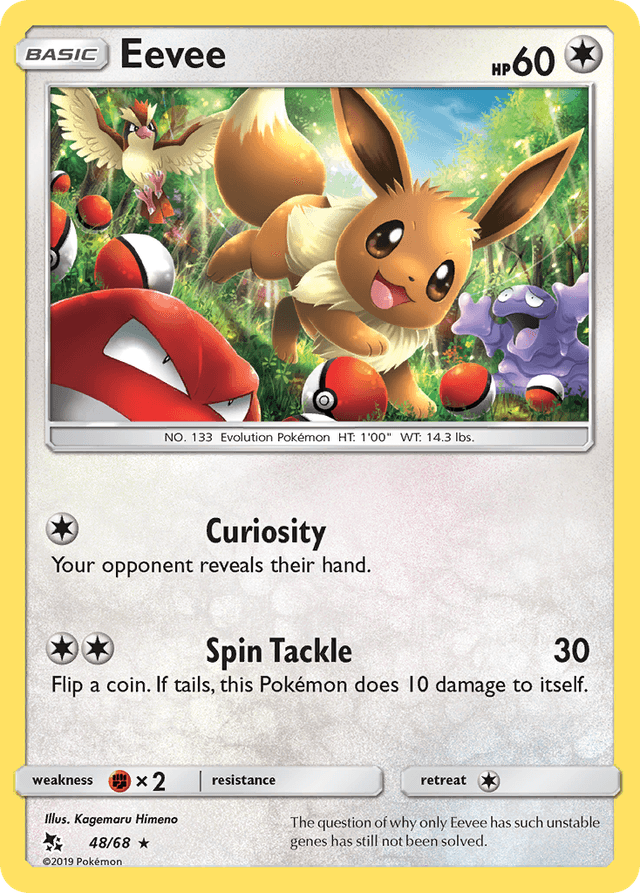 Eevee — Hidden Fates #48