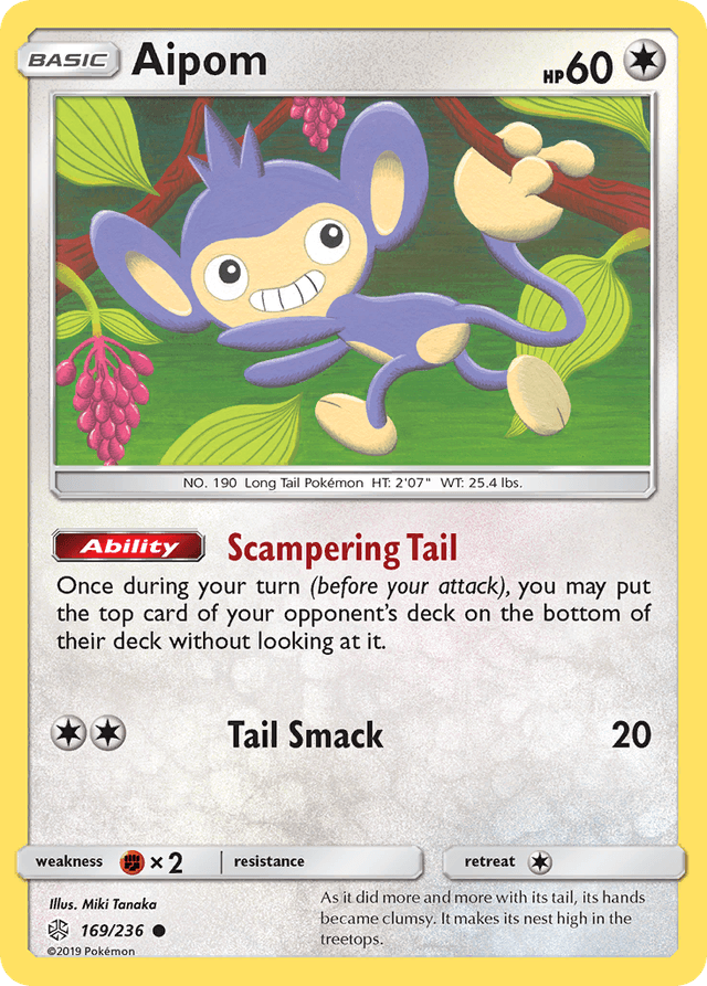 Aipom — Cosmic Eclipse #169