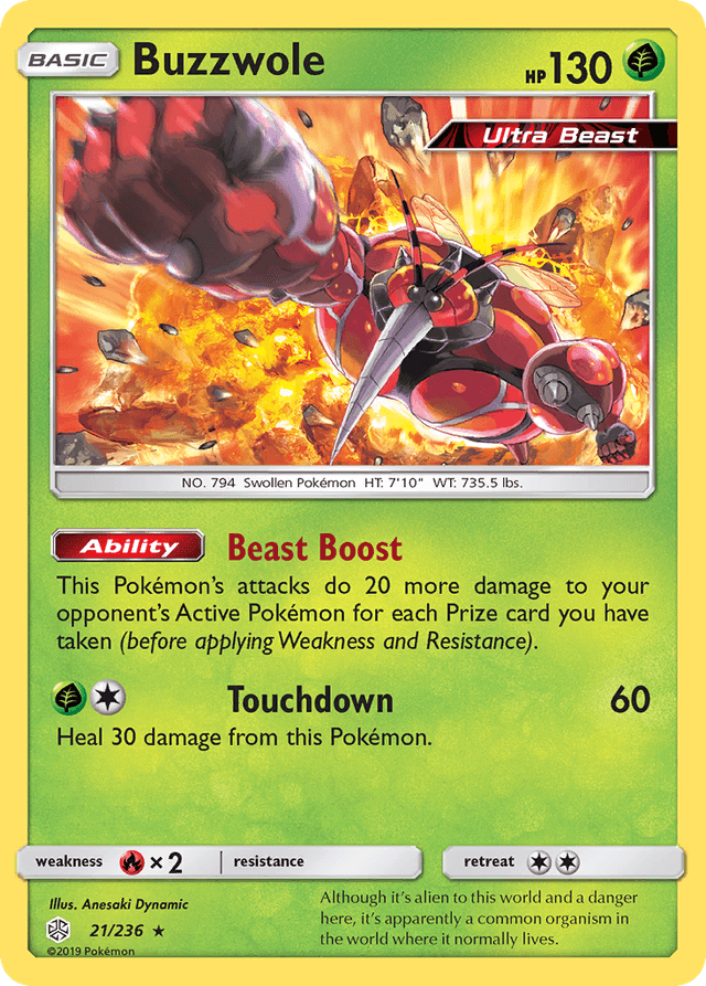 Buzzwole — Cosmic Eclipse #21