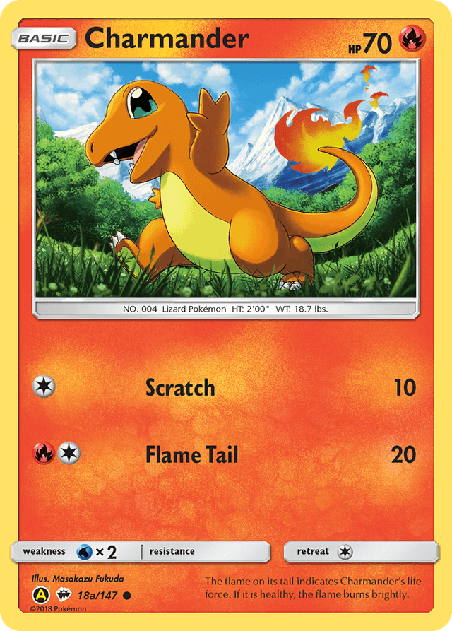 Charmander — Burning Shadows #18a