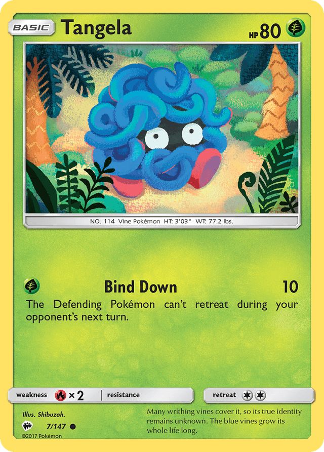 Tangela — Burning Shadows #7