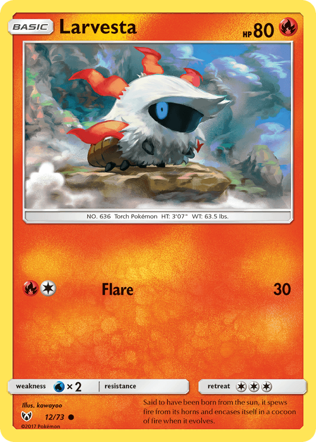 Larvesta — Shining Legends #12