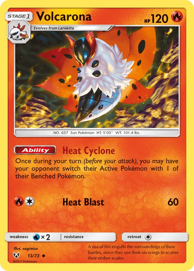 Volcarona — Shining Legends #13