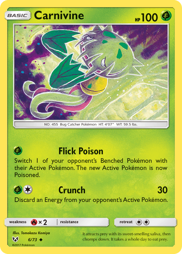 Carnivine — Shining Legends #6
