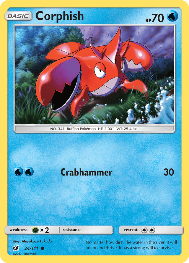 Corphish — Crimson Invasion #24