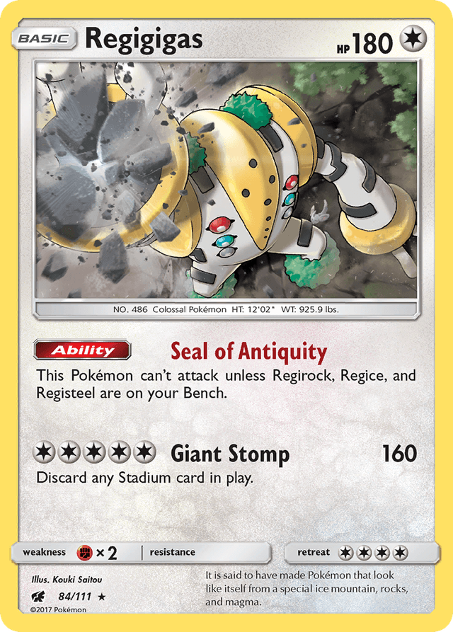 Regigigas — Crimson Invasion #84