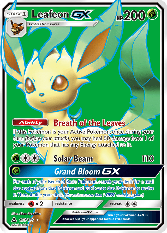 Leafeon-GX — Ultra Prism #139
