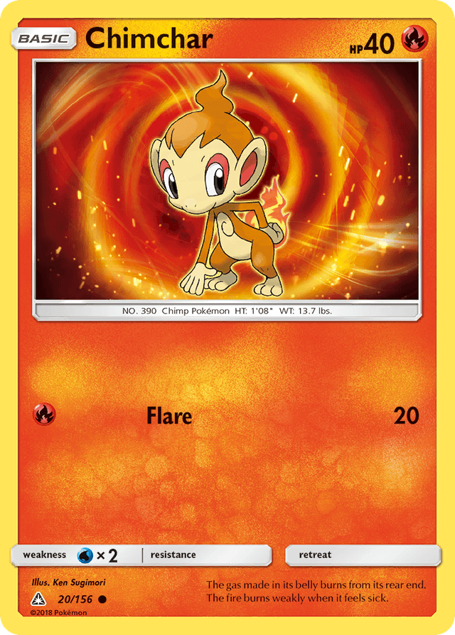 Chimchar — Ultra Prism #20