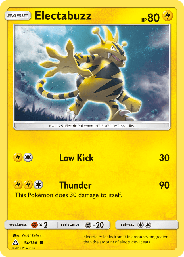 Electabuzz — Ultra Prism #43