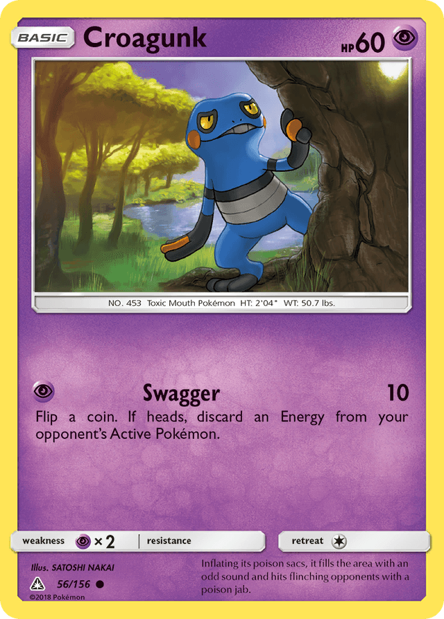 Croagunk — Ultra Prism #56