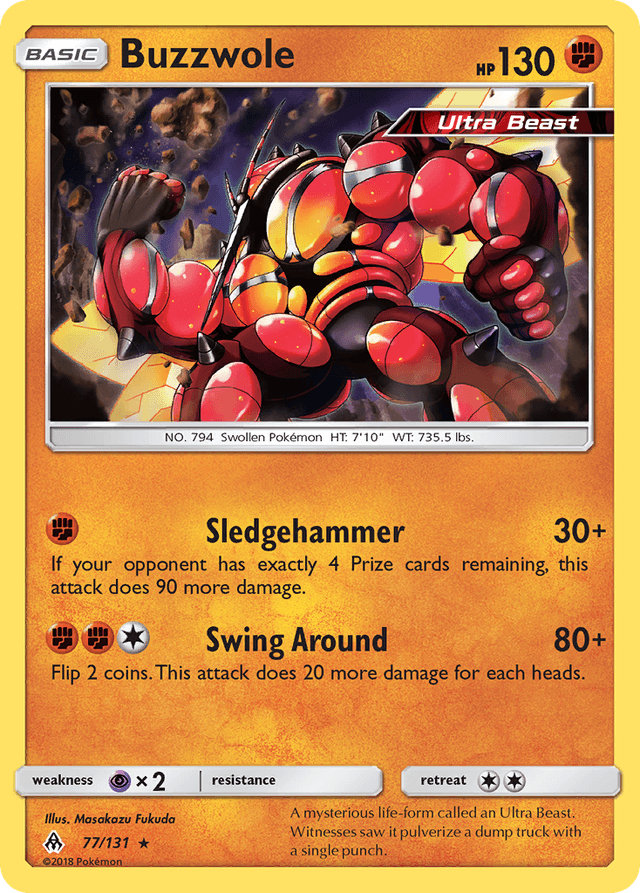 Buzzwole — Forbidden Light #77