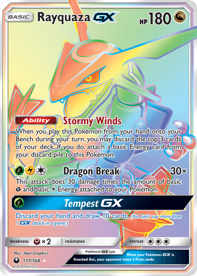 Rayquaza-GX — Celestial Storm #177